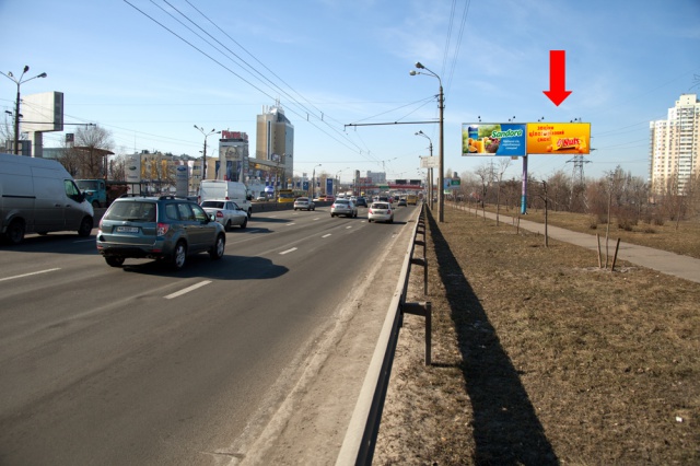 Щит 6x3,  Московский пр-кт / ул. Л. Гавро, в сторону Петровки, правая