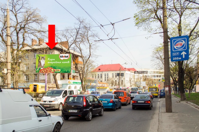 Щит 6x3,  Фрунзе ул., 172, возле птичьего рынка, в центр