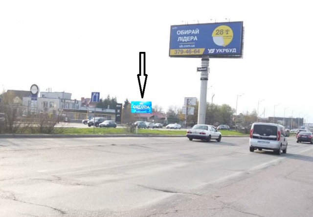 Щит 6x3,  Кольцевая дорога,  за ост. "Южная Борщаговка"
