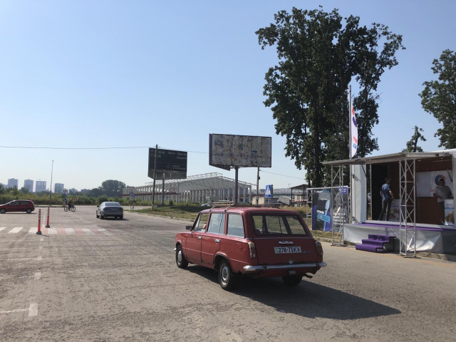 Щит 6x3,  Кольцевая Дорога, въезд Столичный рынок