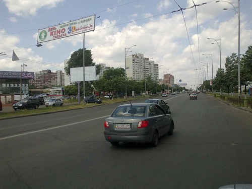 Щит 6x3,  Драйзера Т. ул., 1 напроти ринок "Троєщина"