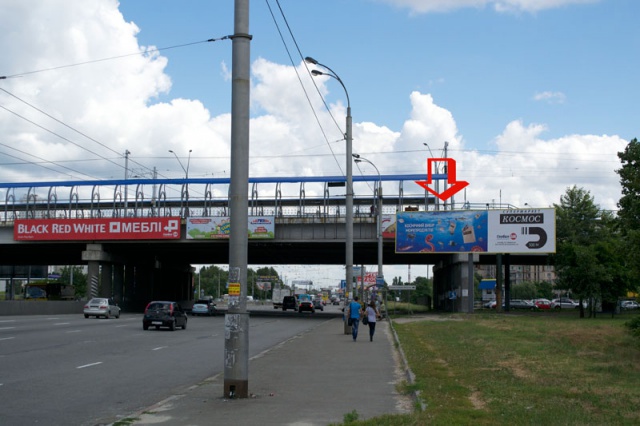 Щит 6x3,  Генерала Ватутина пр-кт, мост О.Бальзака