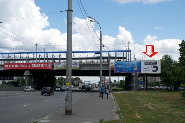 Щит 6x3,  Генерала Ватутина пр-кт, мост О.Бальзака